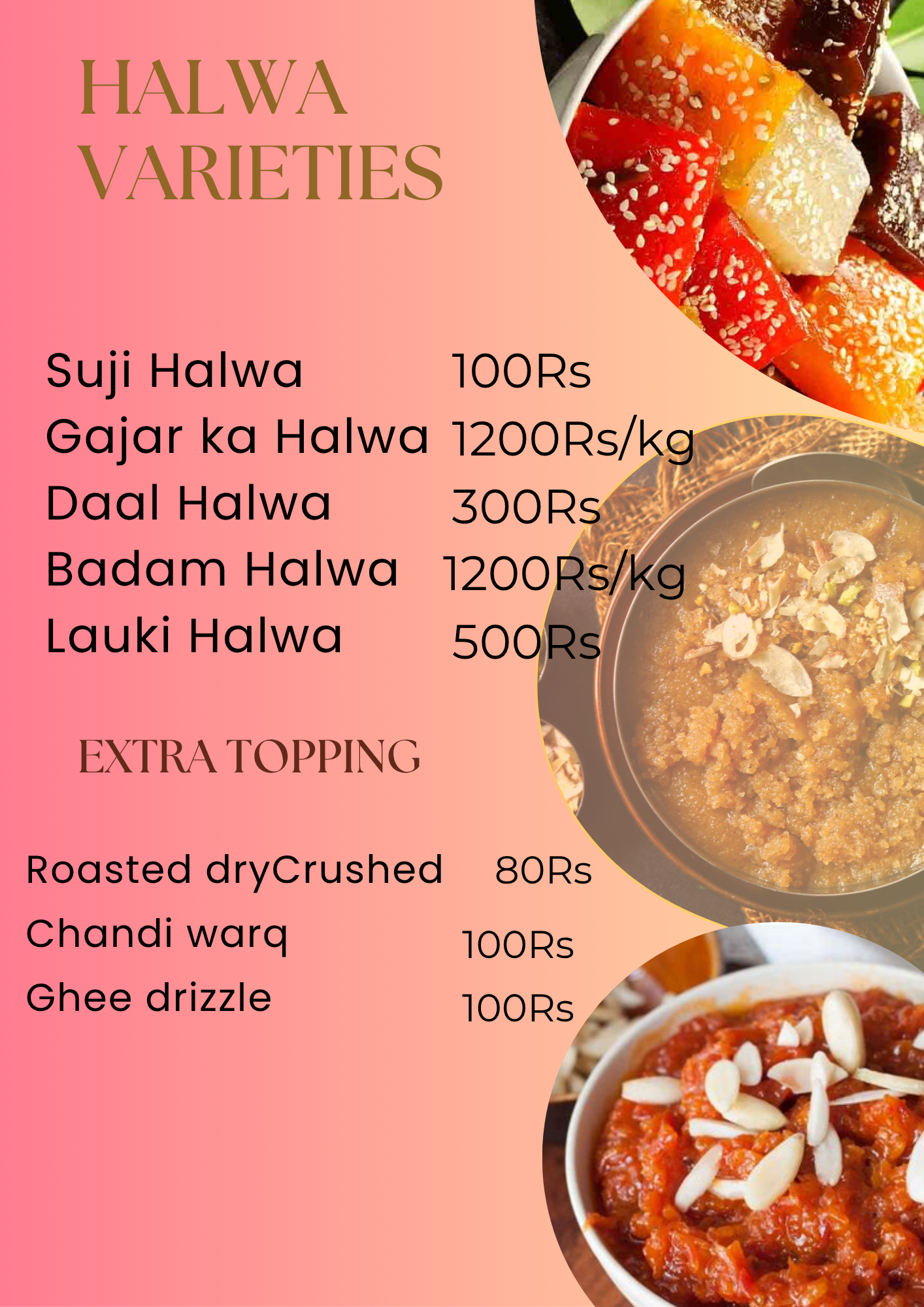 Halwa Varieties